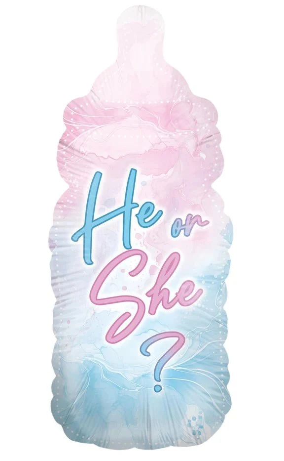 Heliumballon für Gender-Reveal, leer, 78 cm