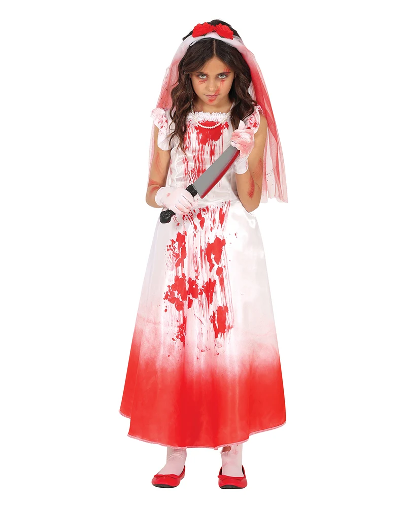 Blutige Braut Kinder Kostümkleid