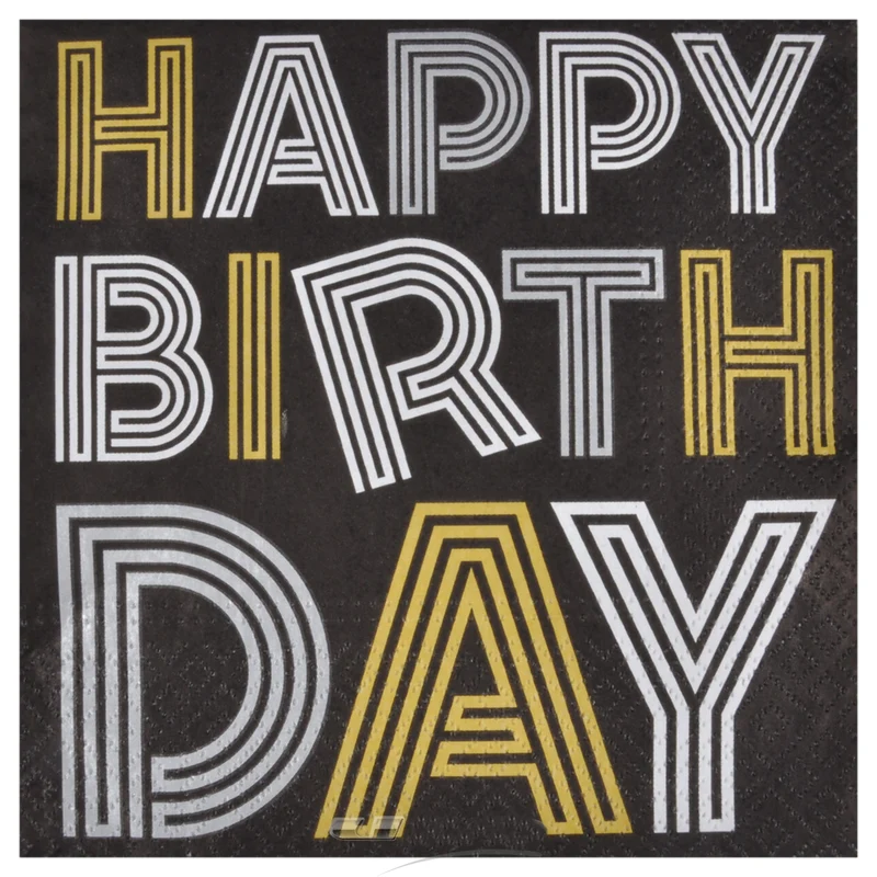Servietten Happy Birthday