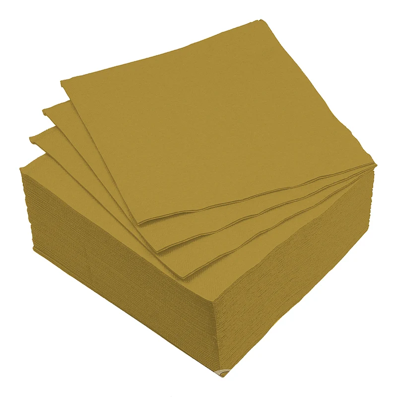 40er Set Servietten Gold