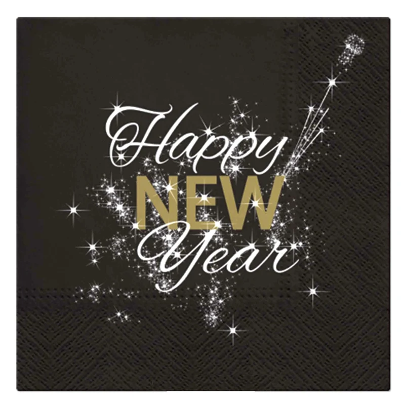 2er set Servietten Happy New Year