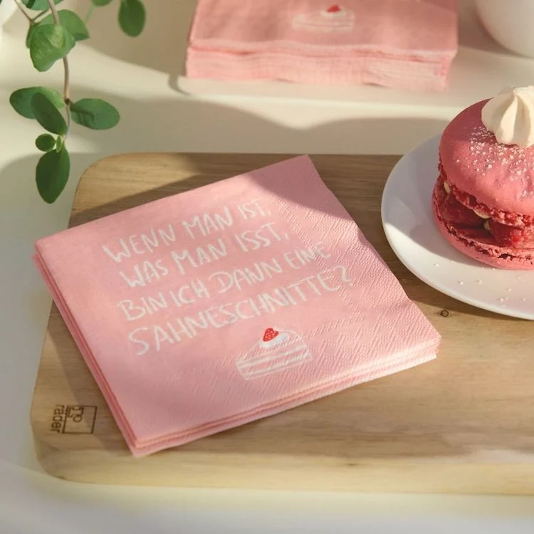 Räder Cocktailservietten Sahneschnitte