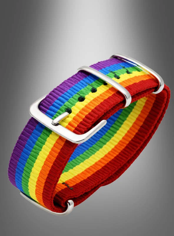 Verstellbares Regenbogen Armband