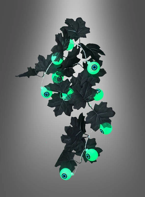 Lichterkette Augäpfel 90cm Halloween