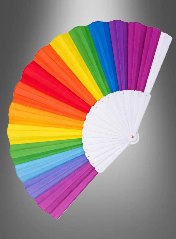 Regenbogen Fächer