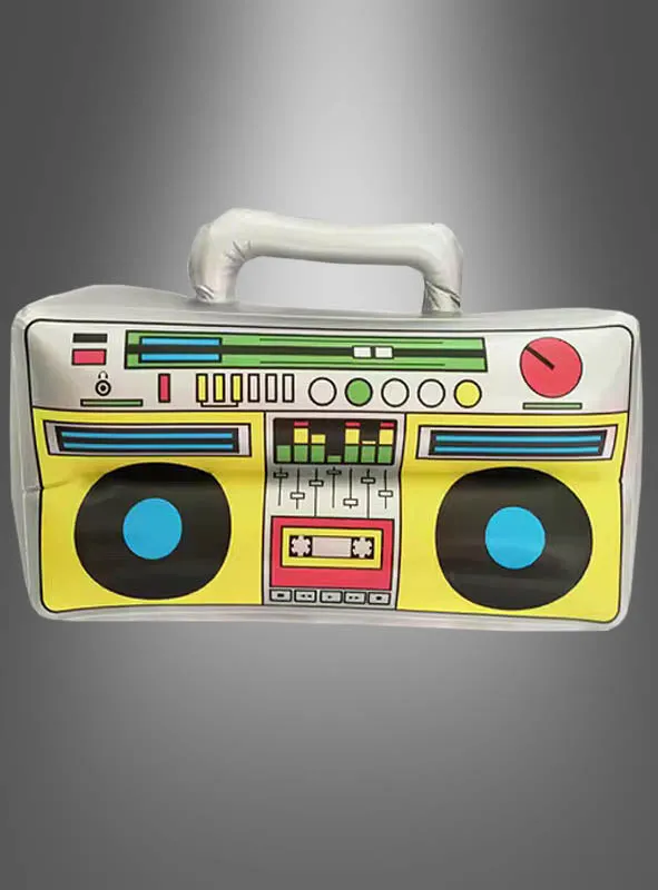 Aufblasbarer Kassettenrecorder Ghettoblaster