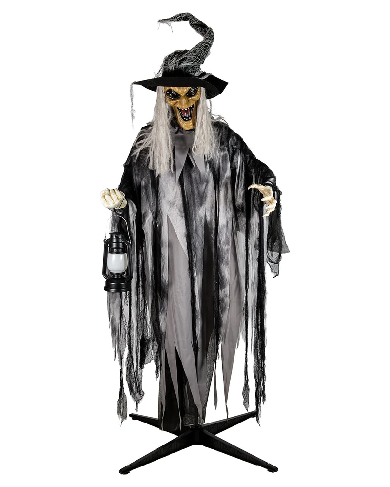 Fetzenhexe Velmora Halloween Animatronic 213cm