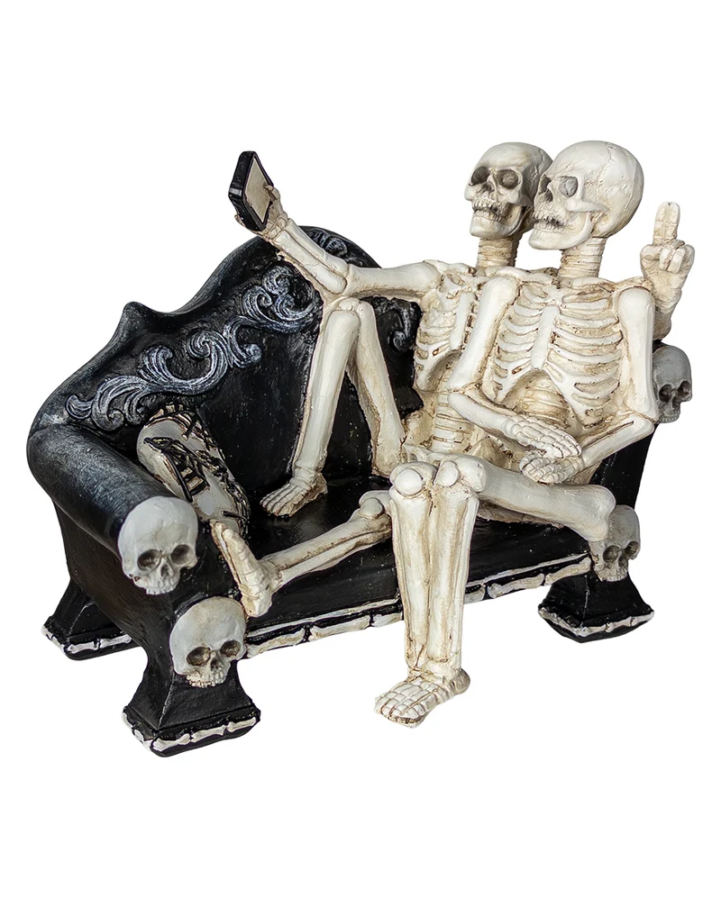 Skeleton Date Night on the Couch 19cm