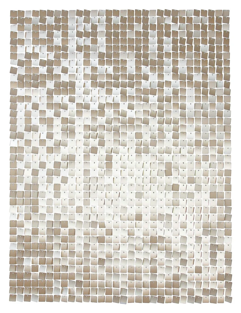 12 Wandpaneele für Hintergrund Mattgold 30 x 30 cm