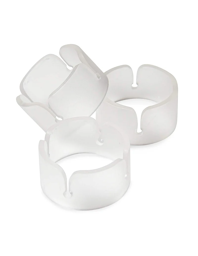 6 Ballon-Verschluss-Clips transparent