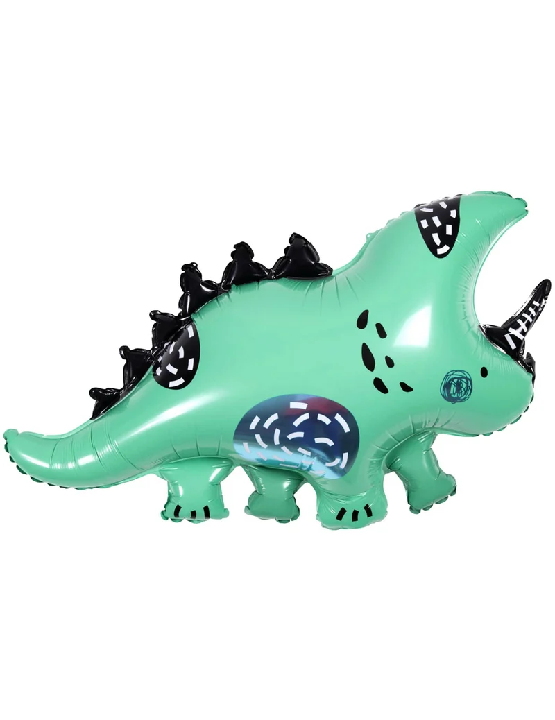 Dinosaurier Ballon aus Aluminium 76 x 44 cm