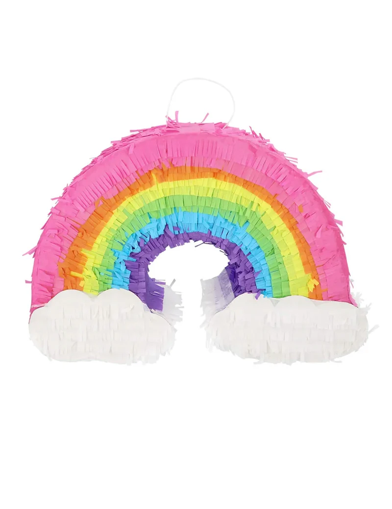 Bunte Regenbogen Piñata (45 cm)