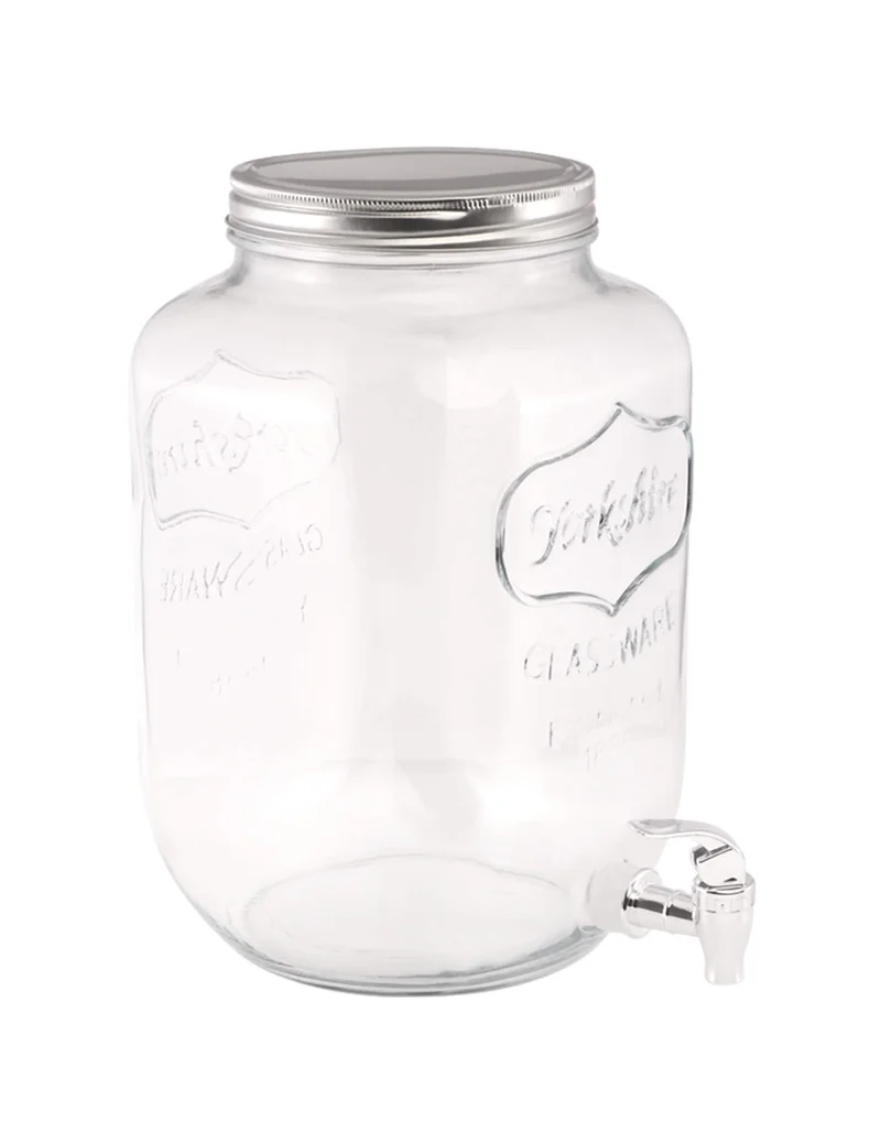 Getränke-Fontäne aus Glas - 8L