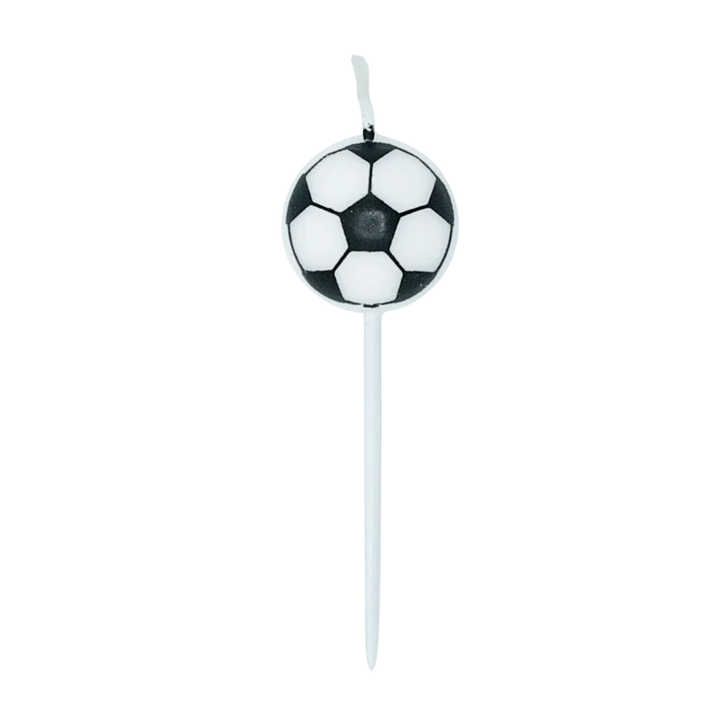 Fußballkerzen 4 cm, 5 Stück