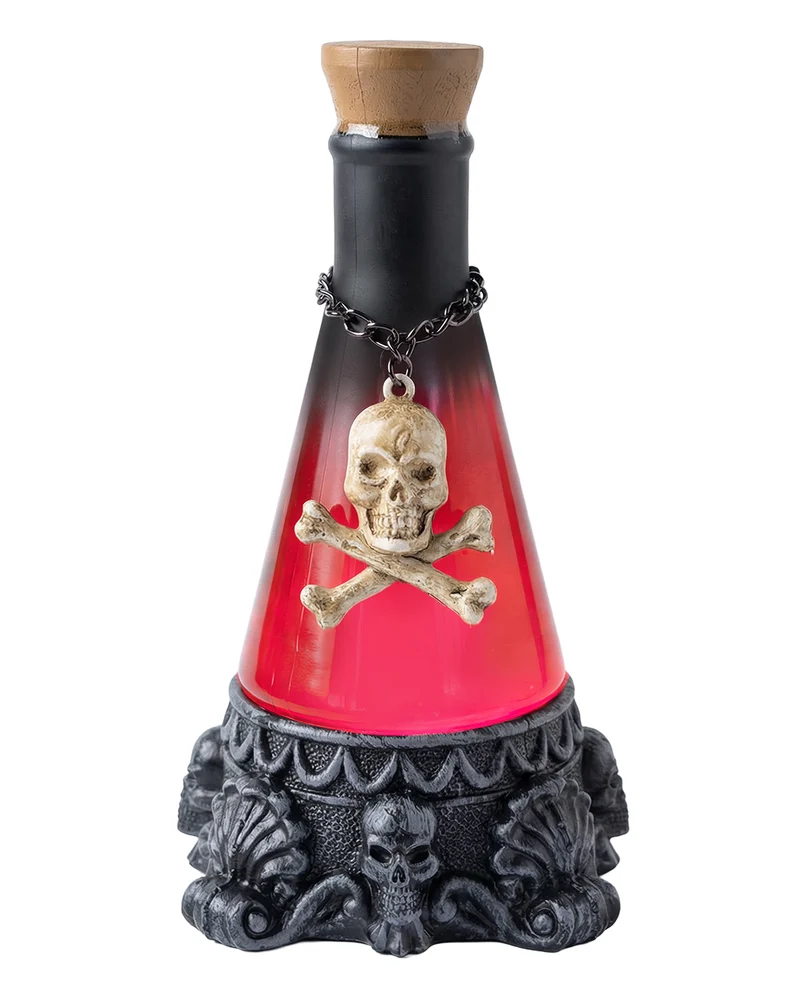 Poison Potion Flasche mit Roten LED 21cm