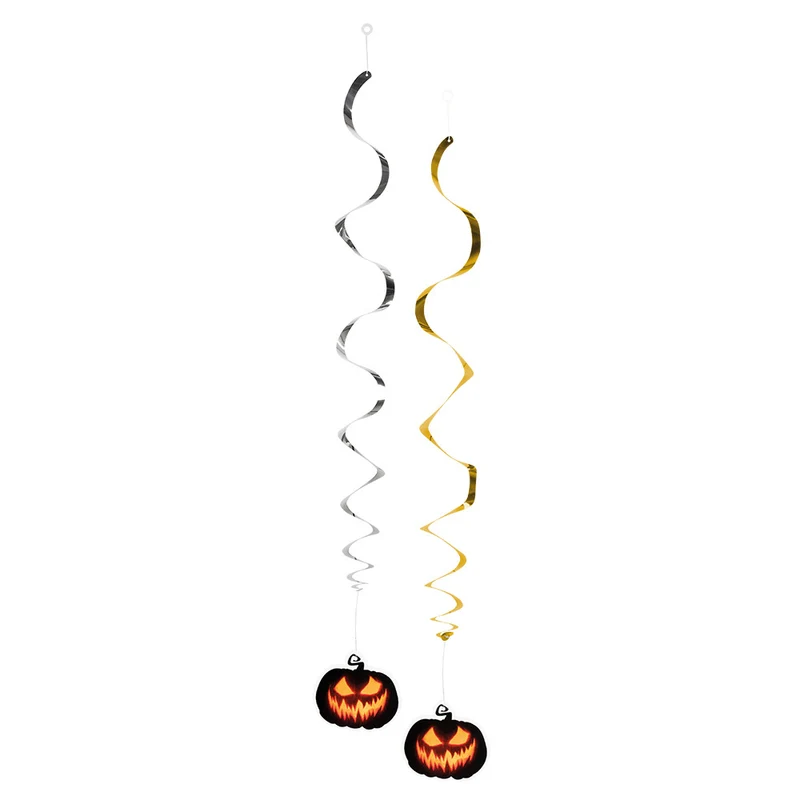 Creepy Pumpkin Halloween Swirls (Set van 2)