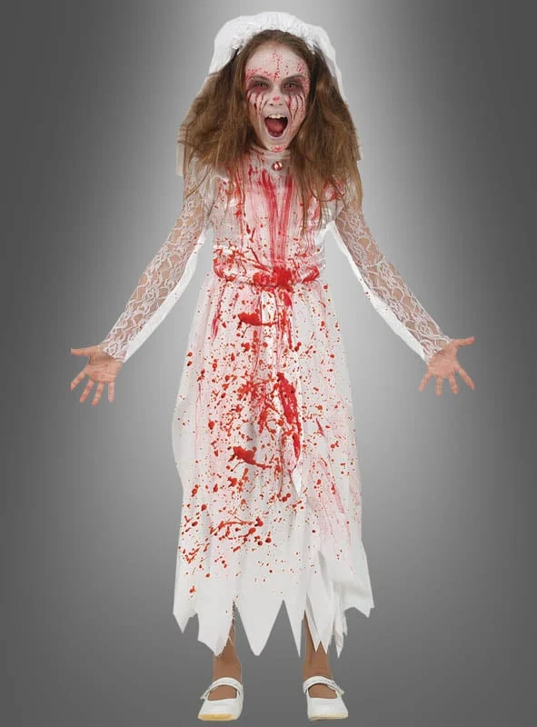 Zombie Braut Kinder Halloween Kostüm