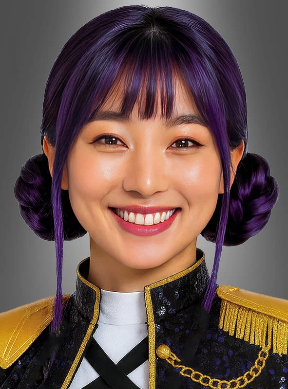 K-Pop Perücke mit Low Buns