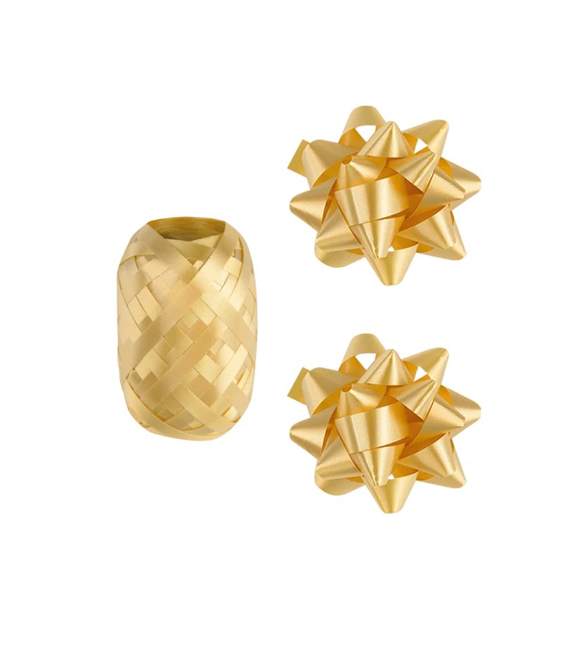 Gold Geschenkpapier Set 3 Stück