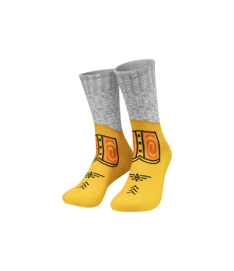 Socken Clogs Gelb Einheitsgröße