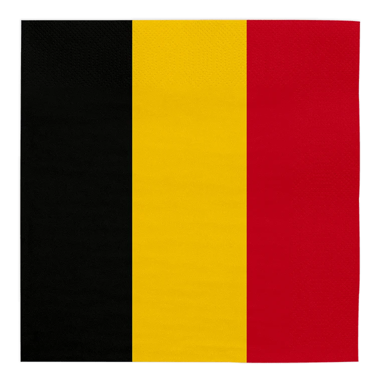 Belgien Servietten 3 Lagen 33cm 20Stk