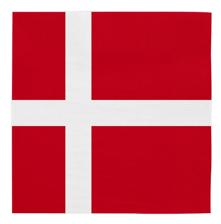 Dänemark Servietten 3 Lagen 33cm 20Stück