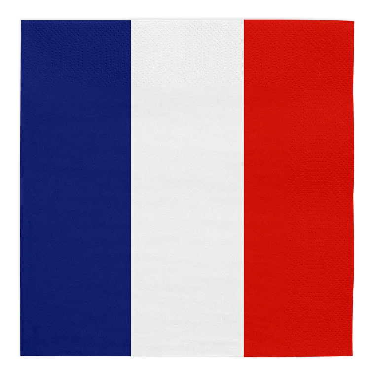 Frankreich Servietten 3 Lagen 33cm 20Stk