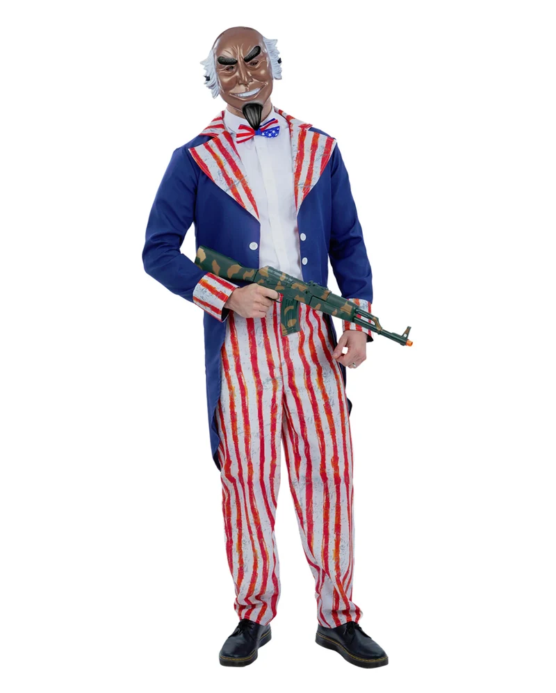 Uncle Sam Horror Patriot Herren Kostüm