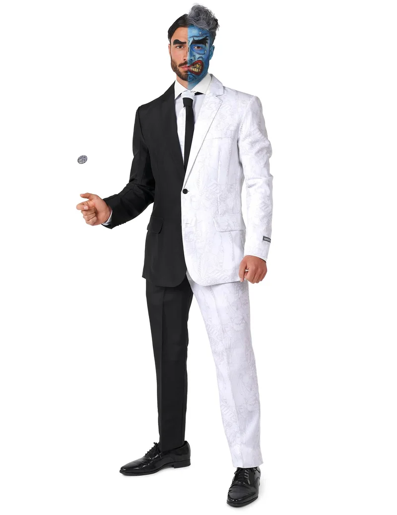 Suitmeister™ Double Face Kostüm für Erwachsene 3-teilig