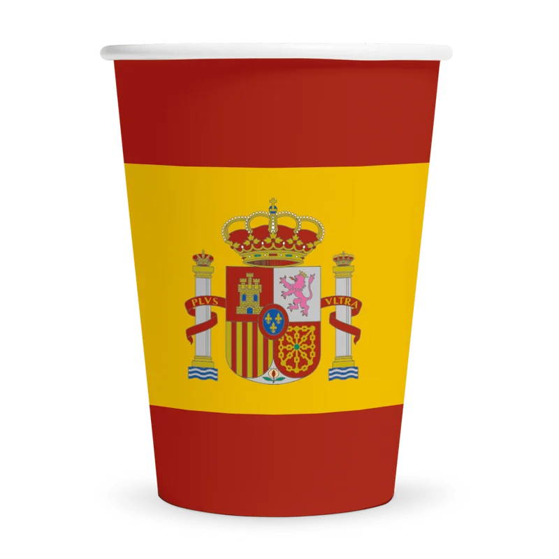 Spanien Becher 210ml 8Stk