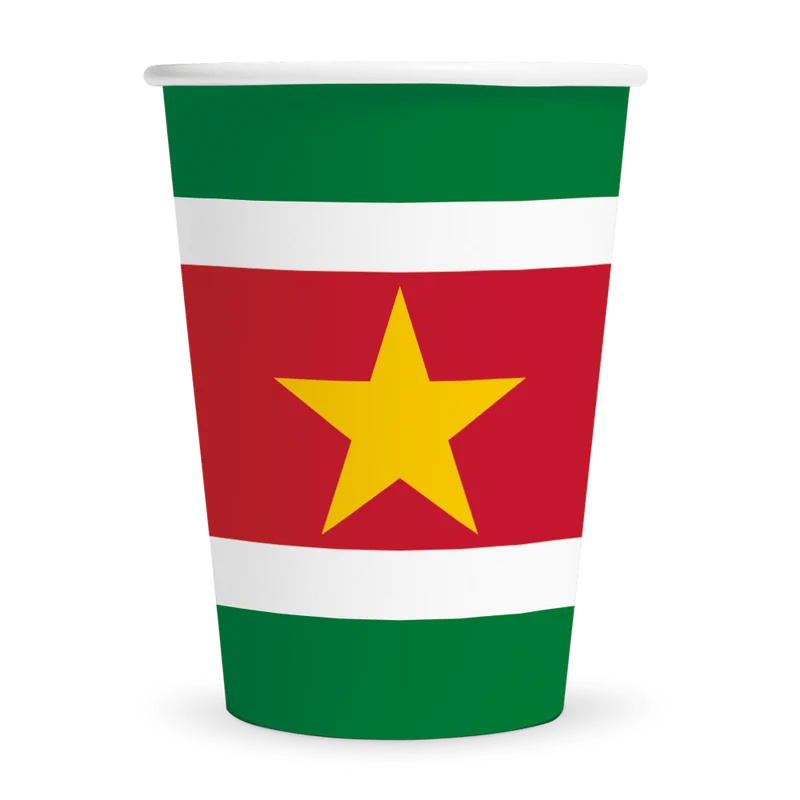 Suriname Becher 210ml 8Stk