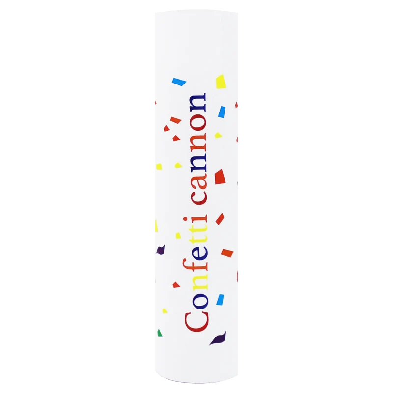 Bunte Konfettikanone 11cm 2Stück