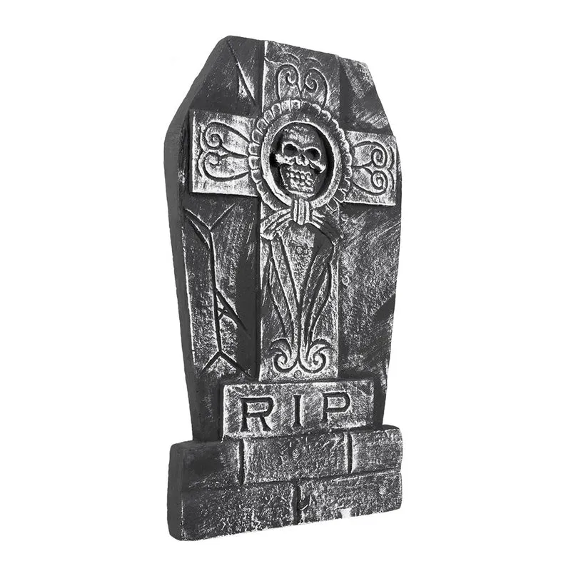 Grafsteen Skull Cross 'RIP' Halloween