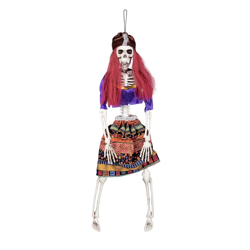 Skelet Waarzegster Halloween Decoratie