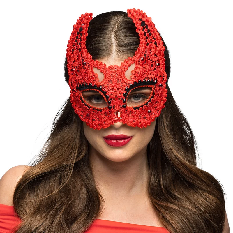 Kanten Duivel Oogmasker