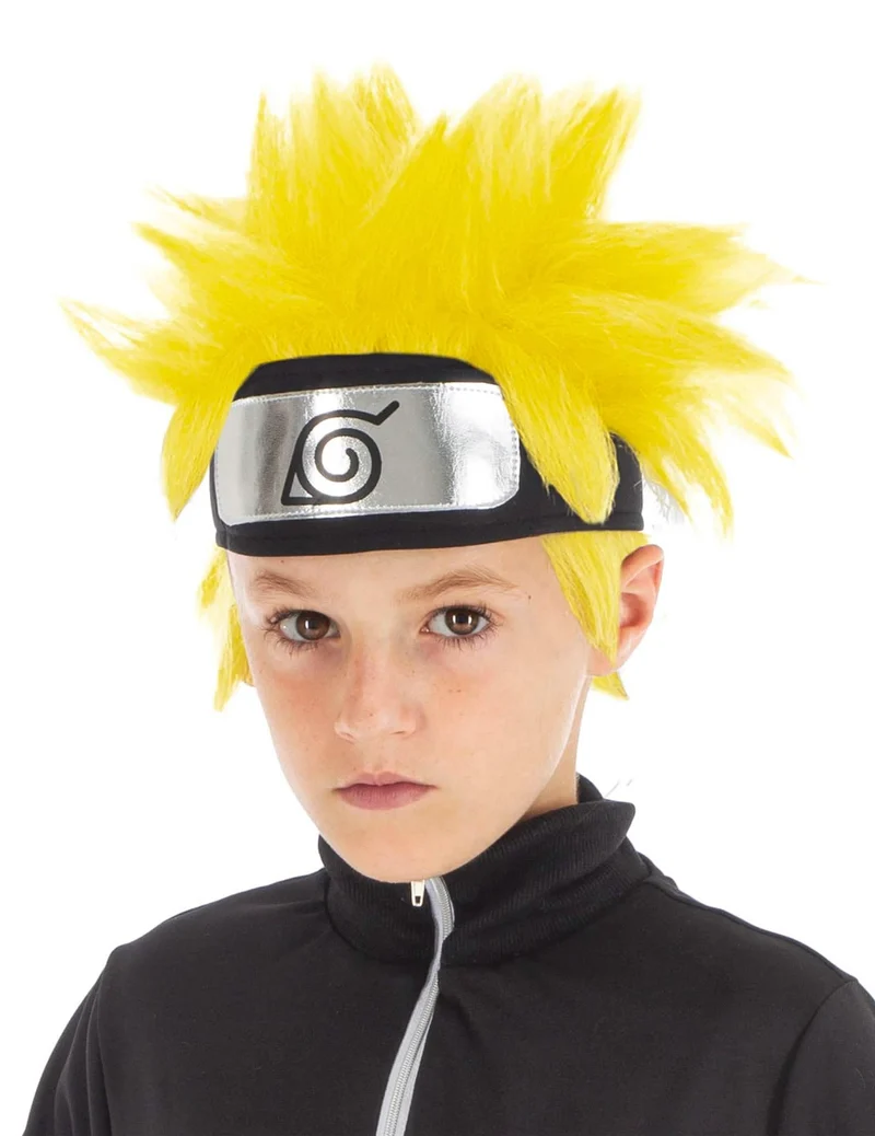Naruto Shippuden™-Perücke für Kinder gelbfarben