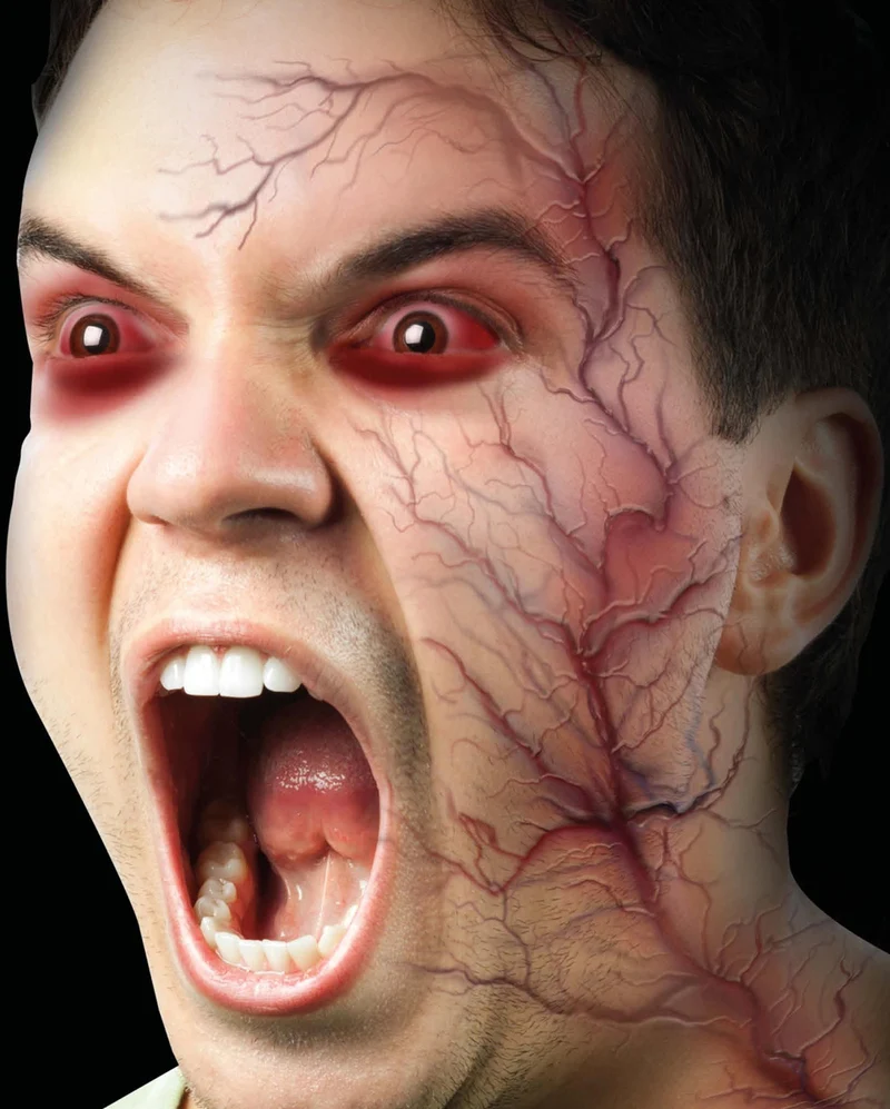 Geplatzte Venen Klebetattoos