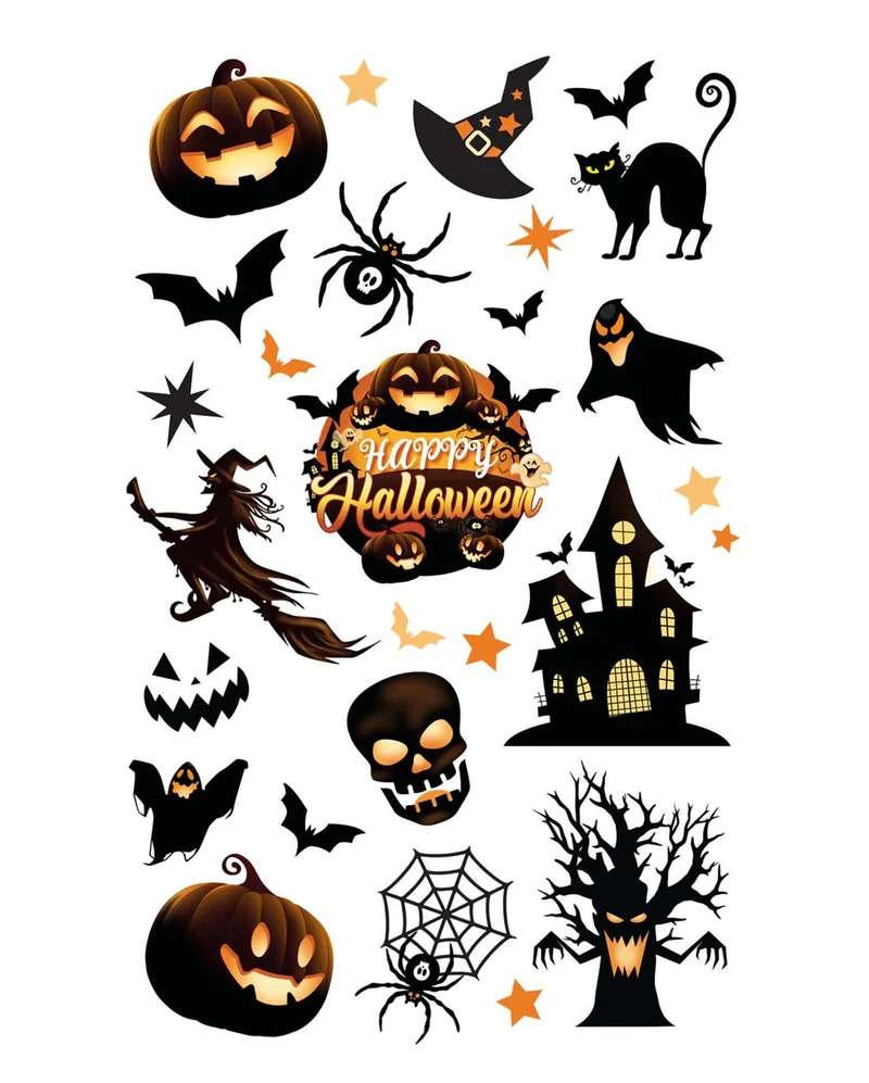 Spooky Halloween Tattoos für Kinder