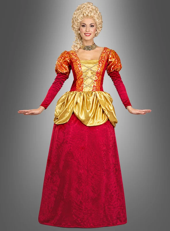 Rotes Barockkleid Baronin