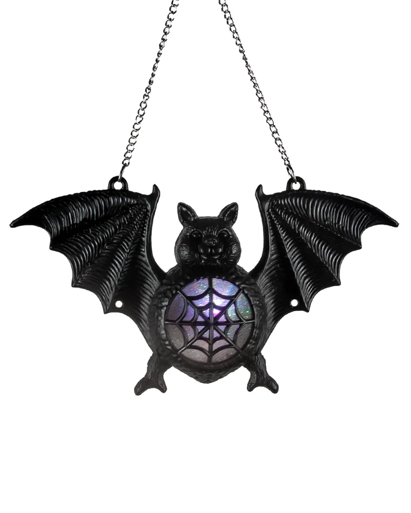 Fledermaus Deko Licht mit Farbwechsel 17cm