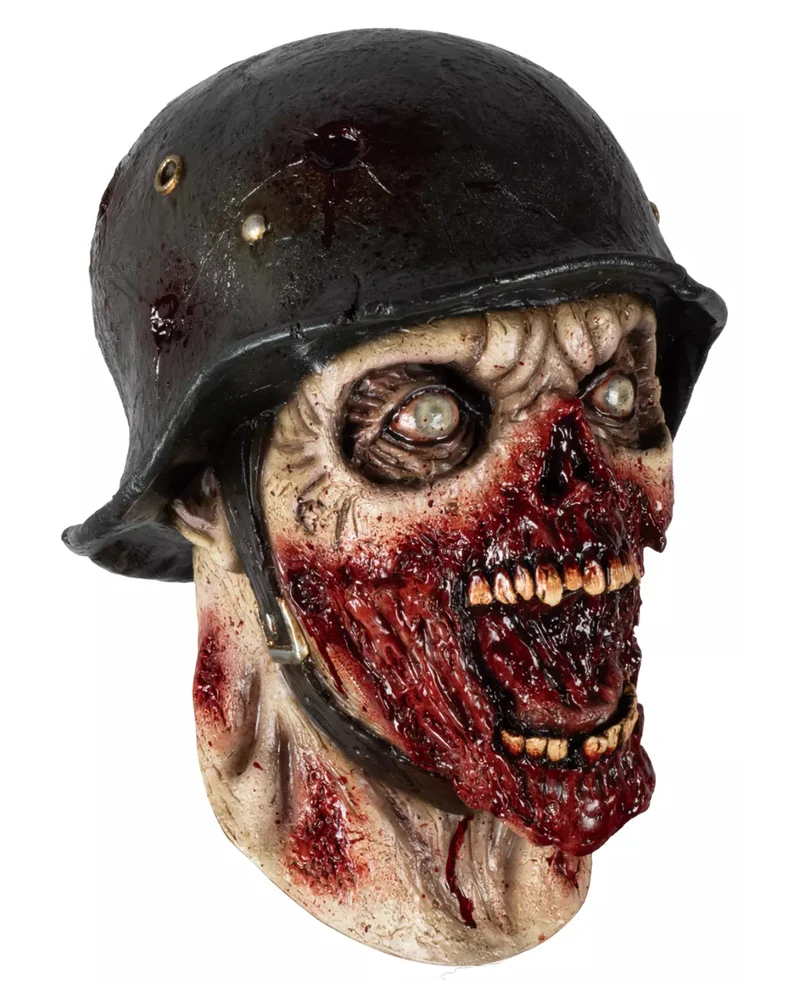 1945 Zombie Kriegssoldaten Maske