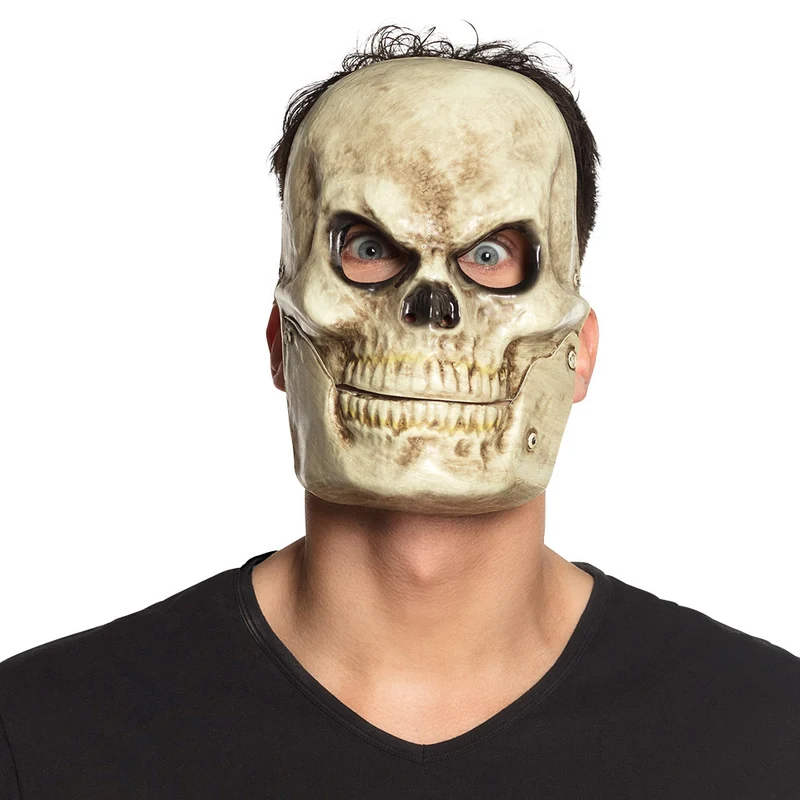 Gezichtsmasker Doodshoofd – Met Beweegbare Kaak