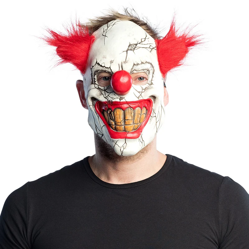 Latex Gezichtsmasker Wicked Clown