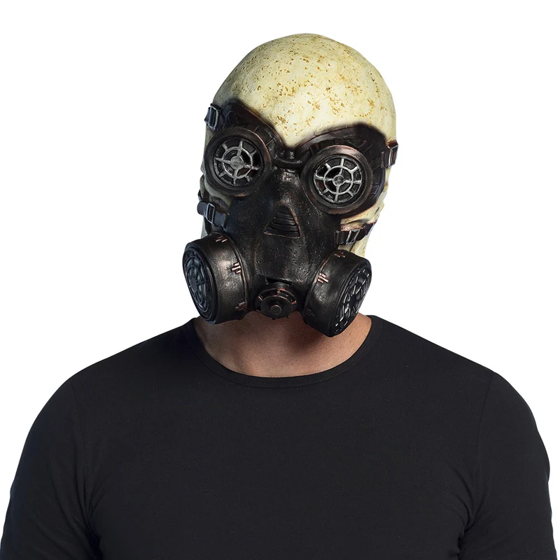 Latex Hoofdmasker Gas Skull