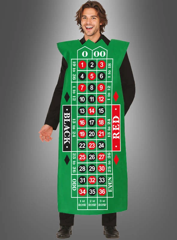 Roulette Tisch Kostüm Casino Style