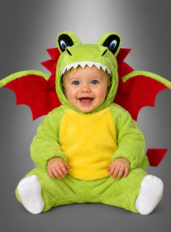 Kuscheliges Drachen Baby Kostüm