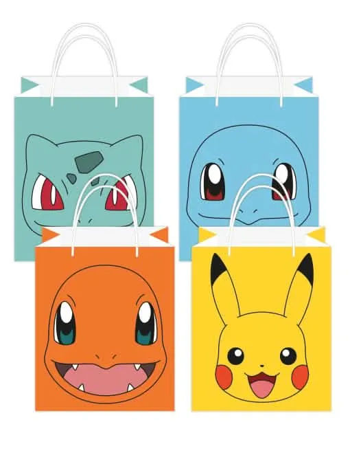 8 Pokémon™ Geschenktüten aus Papier