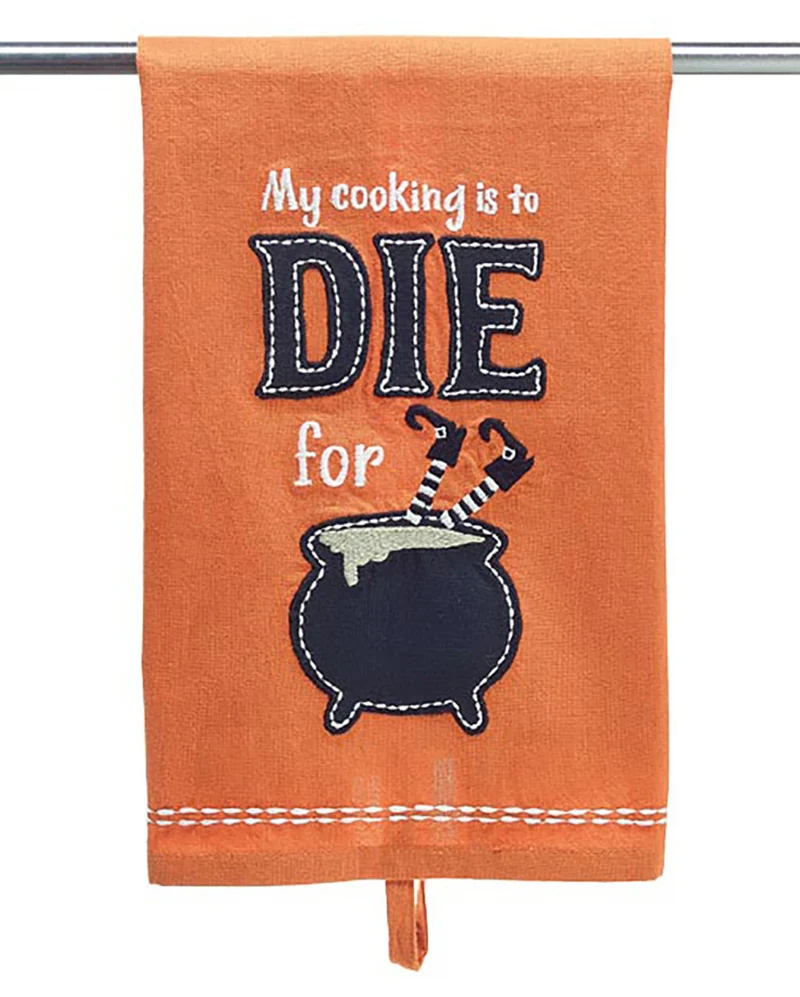 "My Cooking is to Die For" Geschirrhandtuch