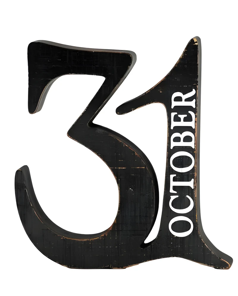 Oktober 31 Holzaufsteller 24cm