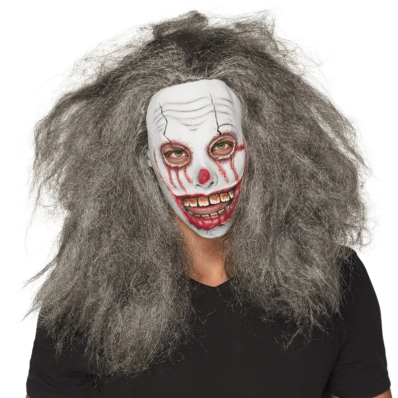 Latex Hoofdmasker Zombieclown